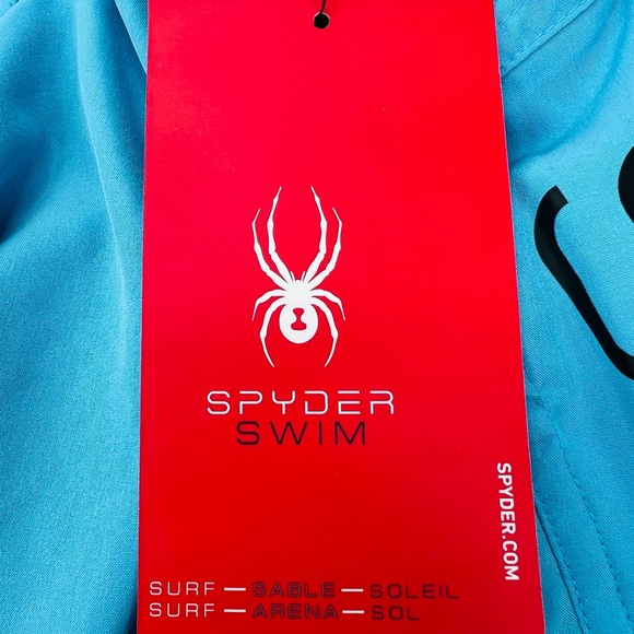 SPYDER LASER CUT BREATHABLE QUICK DRY MESH BOARD SHORTS - Picture 10 of 11